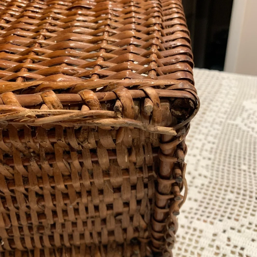 Vintage Large Wicker basket
